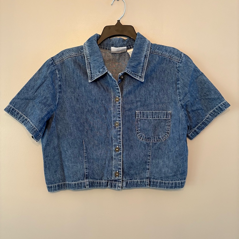 Denim Crop Top